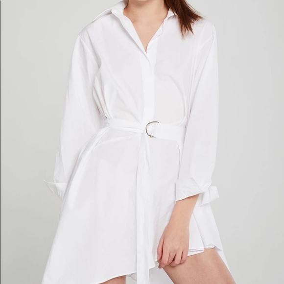 NEW Storets Asymmetric Summer Shirt Dress w/ Belt